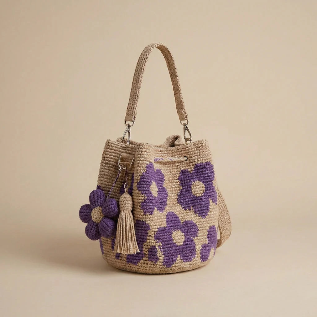 Crochet Flower Bag